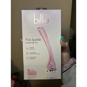Billie Pink Sparkle Razor Starter Kit Limited Edition NEW Y2K Sparkly Glitter